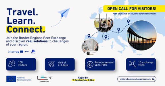 100 places on cross-border exchange visits, apply by 7 September
