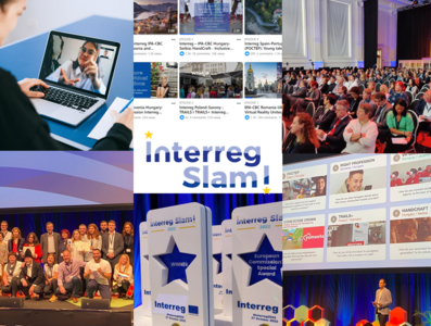Celebrating the 6 finalists of the Interreg Slam 2024-2025