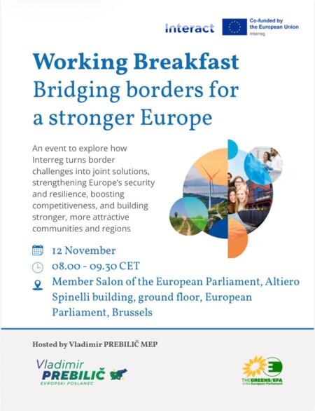 Working breakfast at the European Parliament: Bridging borders for a stronger Europe 