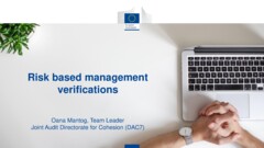 Risk-based management verifications in Interreg | 7 November 2024 in Budapest, Hungary