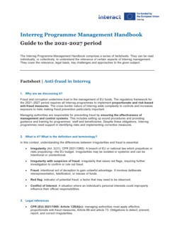 Factsheet | Anti-fraud