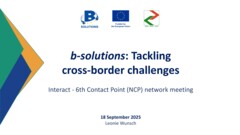 6th Contact Point (NCP) network meeting 