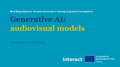 Mind Meets Machine: AI tools and trends in Interreg programme management