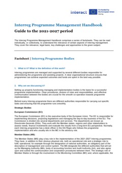 Programme Management Handbook