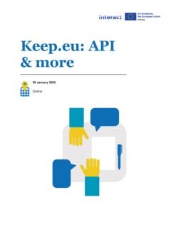 2025-01-28 Webinar on keep.eu Agenda