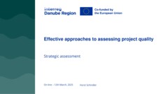 Effective approaches to assessing project quality