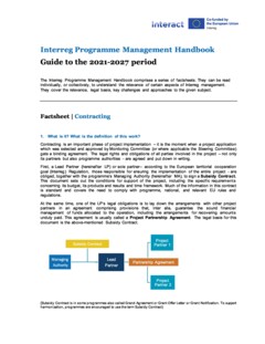 Programme Management Handbook