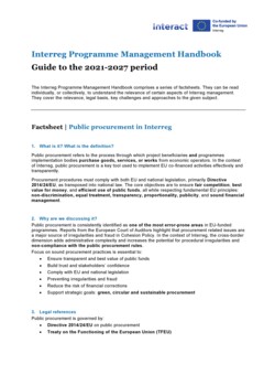 Programme Management Handbook