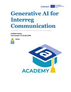 Generative AI for Interreg Communication