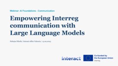 AI Foundations for communication