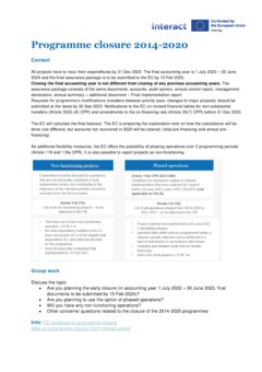 IKF session 25 May | Financial Programme Management