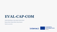 IKF session 24 May | Evaluation, Capitalisation, Communication