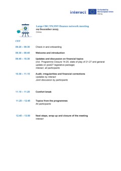 2025_12_09 Large CBC_TN_INT_ Fin network draft agenda