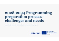 2028-34 Programmning process: challenges and needs