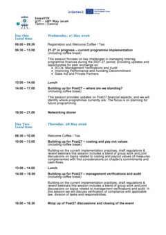INterFIN 2026 Agenda