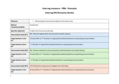 Made to measure: the first Interreg examples