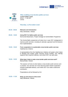 Draft agenda
