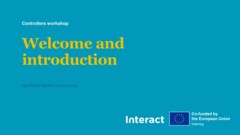 Controllers Workshop