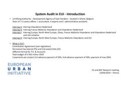 Network meeting for Certifying Authorities (CA) and Bodies performing accounting function (BAF) | 23-24 April 2024 in Vienna, Austria