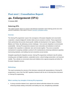 Post 2027 Consultation reports