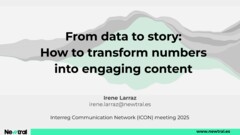 Interreg Communication Network (ICON) Meeting 2025