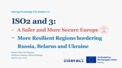 IKF 2025 | Interreg Specific Objectives 2 and 3