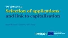 CAP COM: Capitalisation arguments to break down barriers
