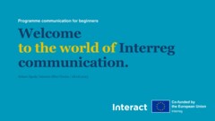 Programme communication for beginners