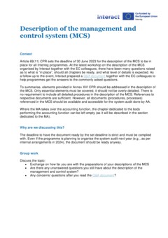 IKF session 25 May | Financial Programme Management
