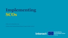 Implementing SCOs | 26 - 27 September 2024