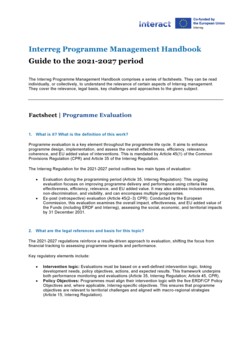 Programme Management Handbook