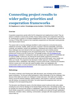 EU Neighbours in action: Knowledge across borders | Sessions reports