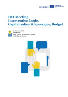 Draft agenda| HIT Meeting Intervention logic+Capitalisation&Synergies+Budget_27-28 Oct_Zagreb