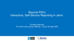 Jems User Group meeting (7)