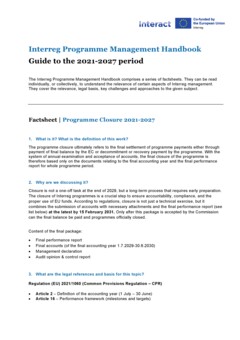 Programme Management Handbook