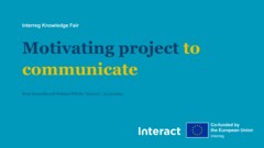 IKF session 23 May | Motivating projects to communicate