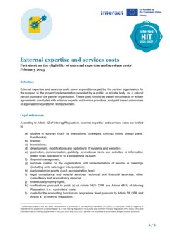 HIT Factsheets