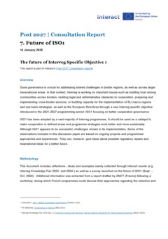 Post 2027 Consultation reports