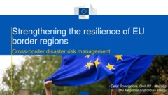 Interreg for a Greener Europe webinar - Disaster Risk Management