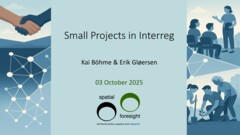 2025-10-03 Small Projects in Interreg