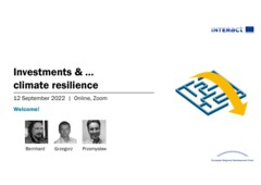Investment & climate resilience
