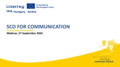 Implementing SCOs | 26 - 27 September 2024