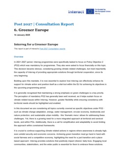 Post 2027 Consultation reports