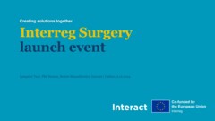 Interreg Surgery - launch