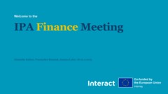 IPA Finance Meeting