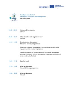 20260429_Goodbye cost checks_agenda