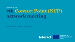 7th Contact Point (NCP) network meeting