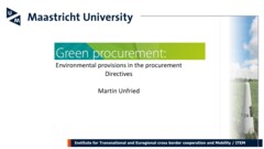 Public procurement in Interreg