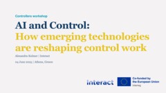 Controllers workshop | 4-5 June 2025