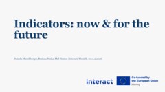 Indicators: for now & the future